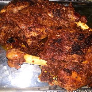mutton leg roast