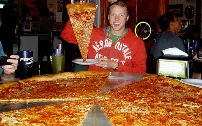 larger pizza