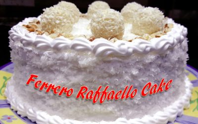 ferrero raffaello cake