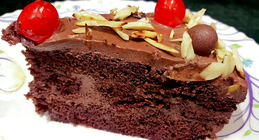 chocolate almonds cake