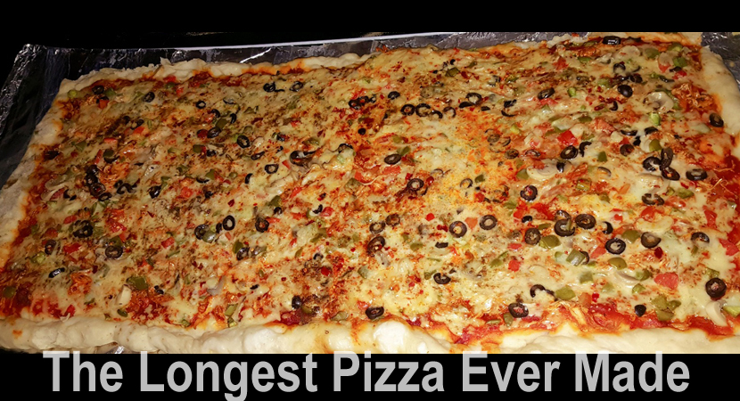longest pizza